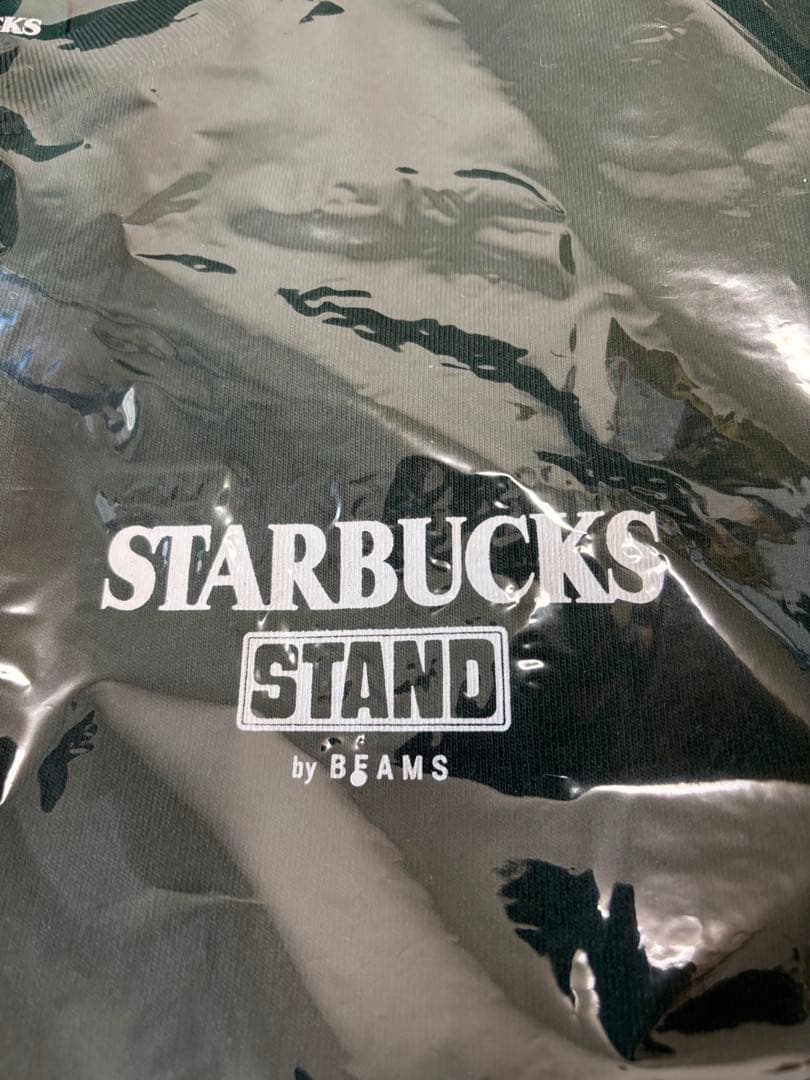 STARBUCKS STAND by BEAMS グリーン XL S/S T