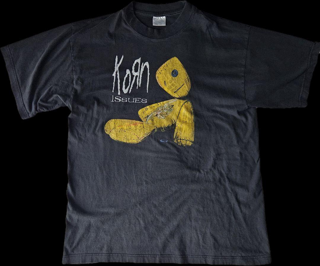 90s korn Tシャツ ヴンテージ issues 藁人形 バンド