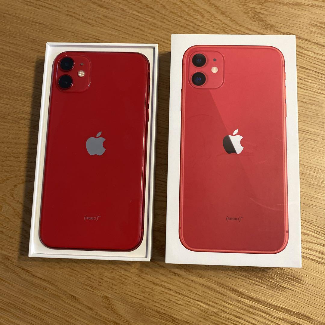 iPhone 11 (PRODUCT)RED 64 GB SIMフリー