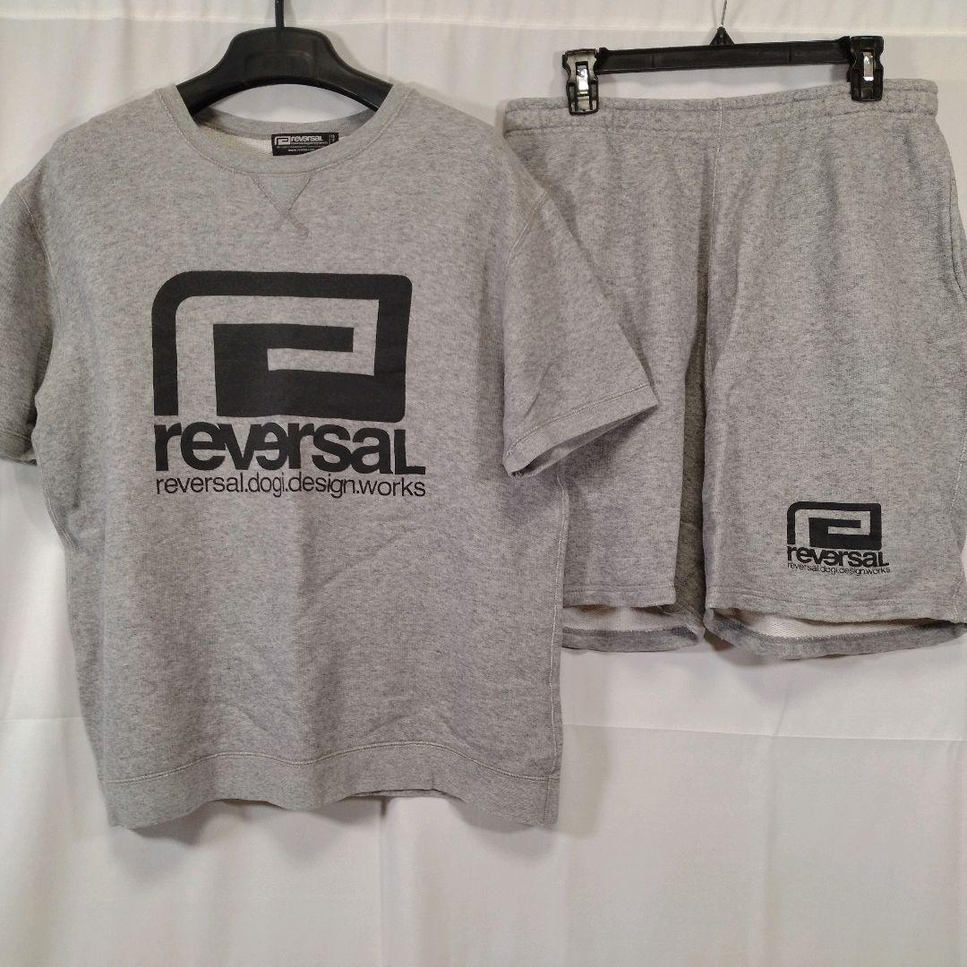 美品 reversal グレー 上下セットアップ XLサイズ