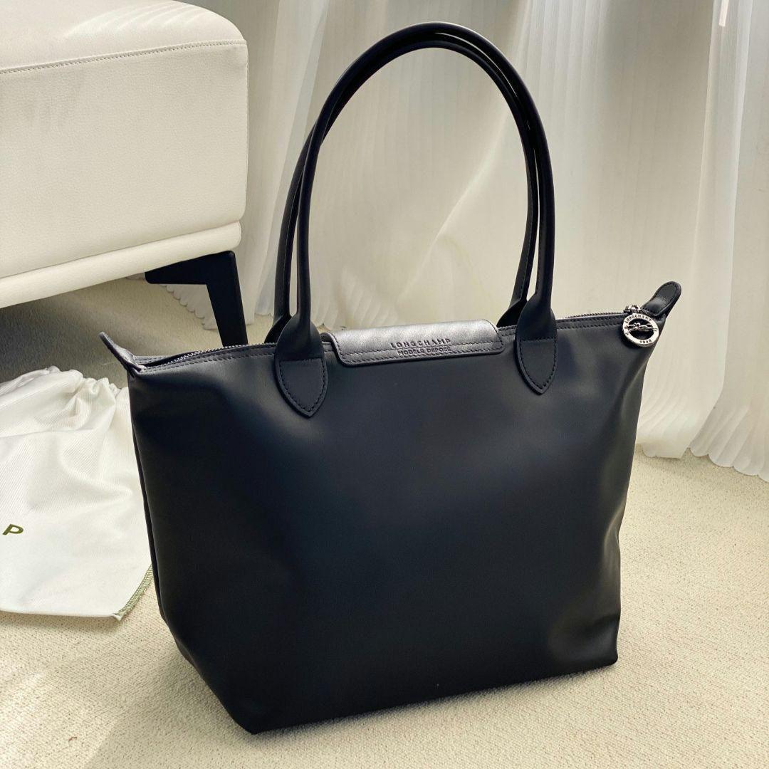 Longchamp ロンシャン トートバッグ #ブラック - メルカリ