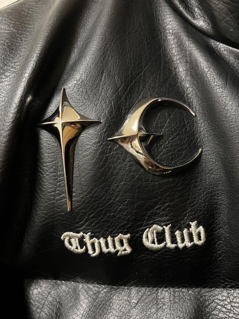 THUGCLUB サグクラブ　レザーダウンジャケット
