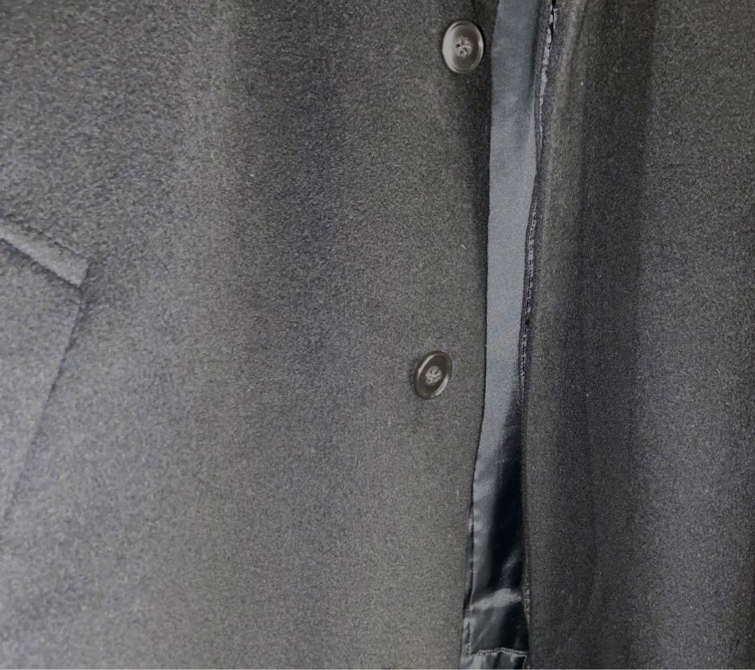 ✴︎Cashmere100%日本製メンズステンカラーロングコート✴︎size 2XL