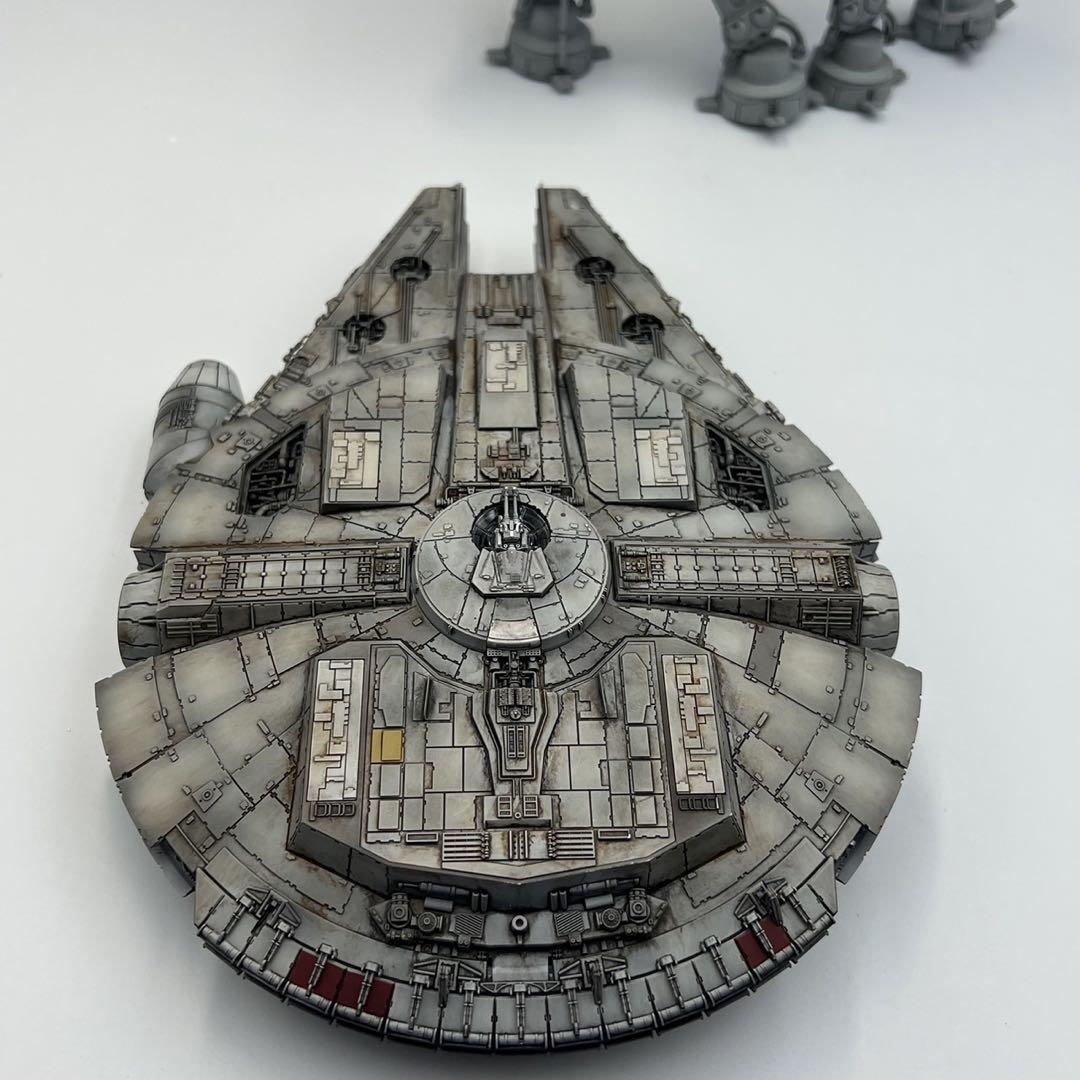 スターウォーズ ミレニアムファルコン AT-AT 完成品 プラモデル