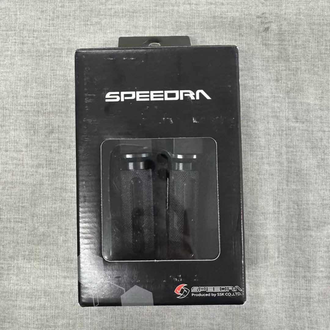 スピードラ SPEEDRA アルミ削り出しタンデムステップ レーシングタイプ 黒