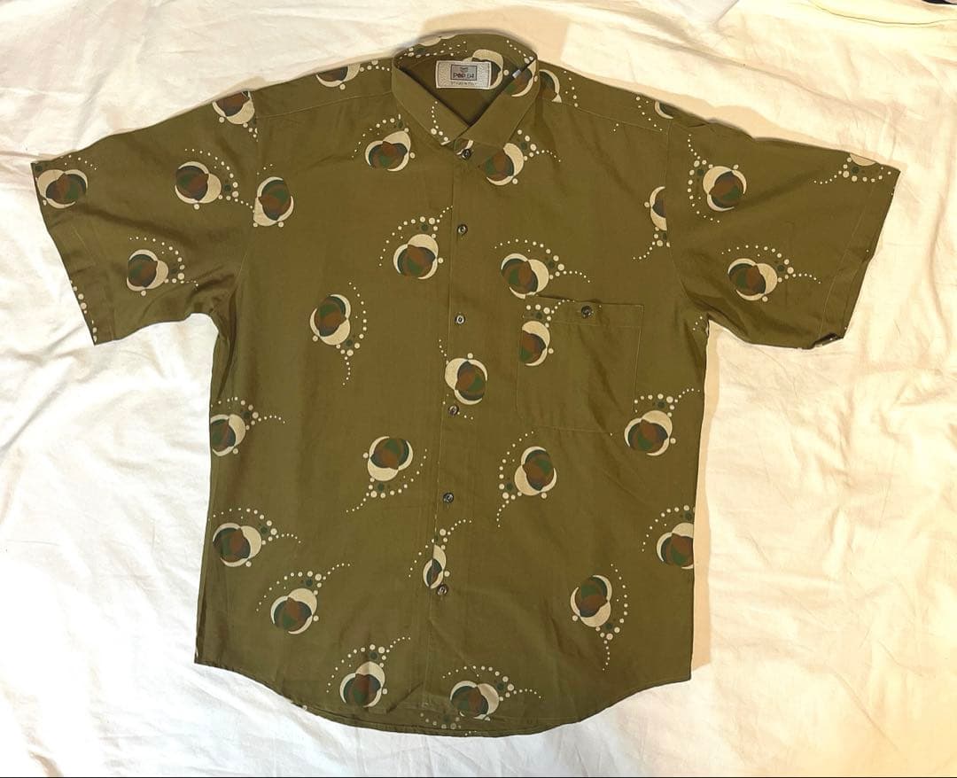 USED★ POP84 Italy Vintage 薄手シャツ イタリア製 S