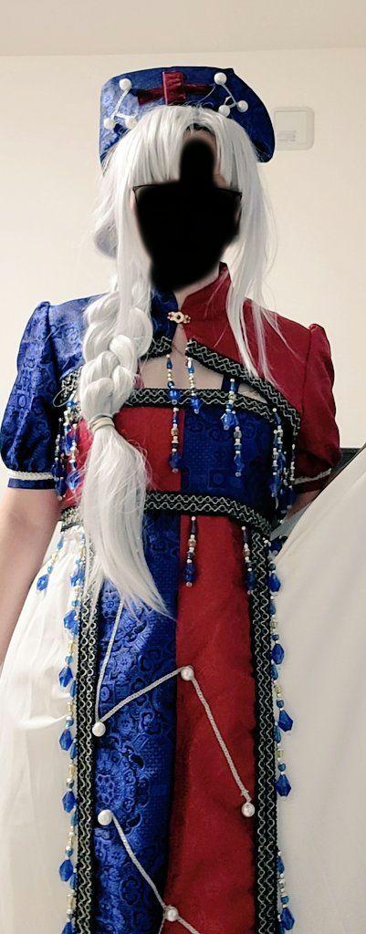 【土日値下げ】東方project 八意永琳 アレンジ衣装 ウィッグ付フルセット