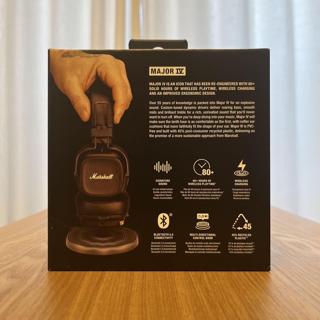 [美品]Marshall Major IV ブラウン 【国内正規品】