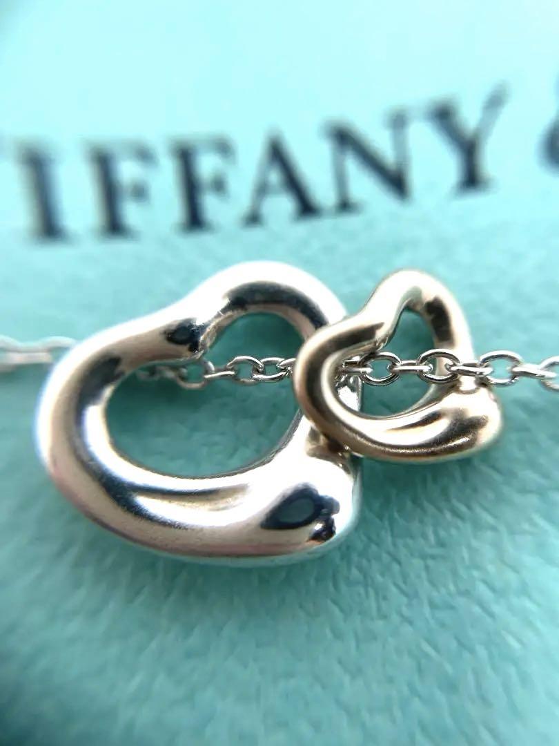 【TIFFANY&Co.】オープン ハート ペンダント AG925 AU750
