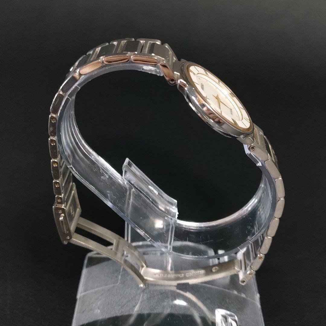 美品 SEIKO セイコー エクセリーヌ 4J40 ホワイト ゴールド クオーツ 美品 SEIKO セイコー エクセリーヌ 4J40 ホワイト ゴールド クオーツ