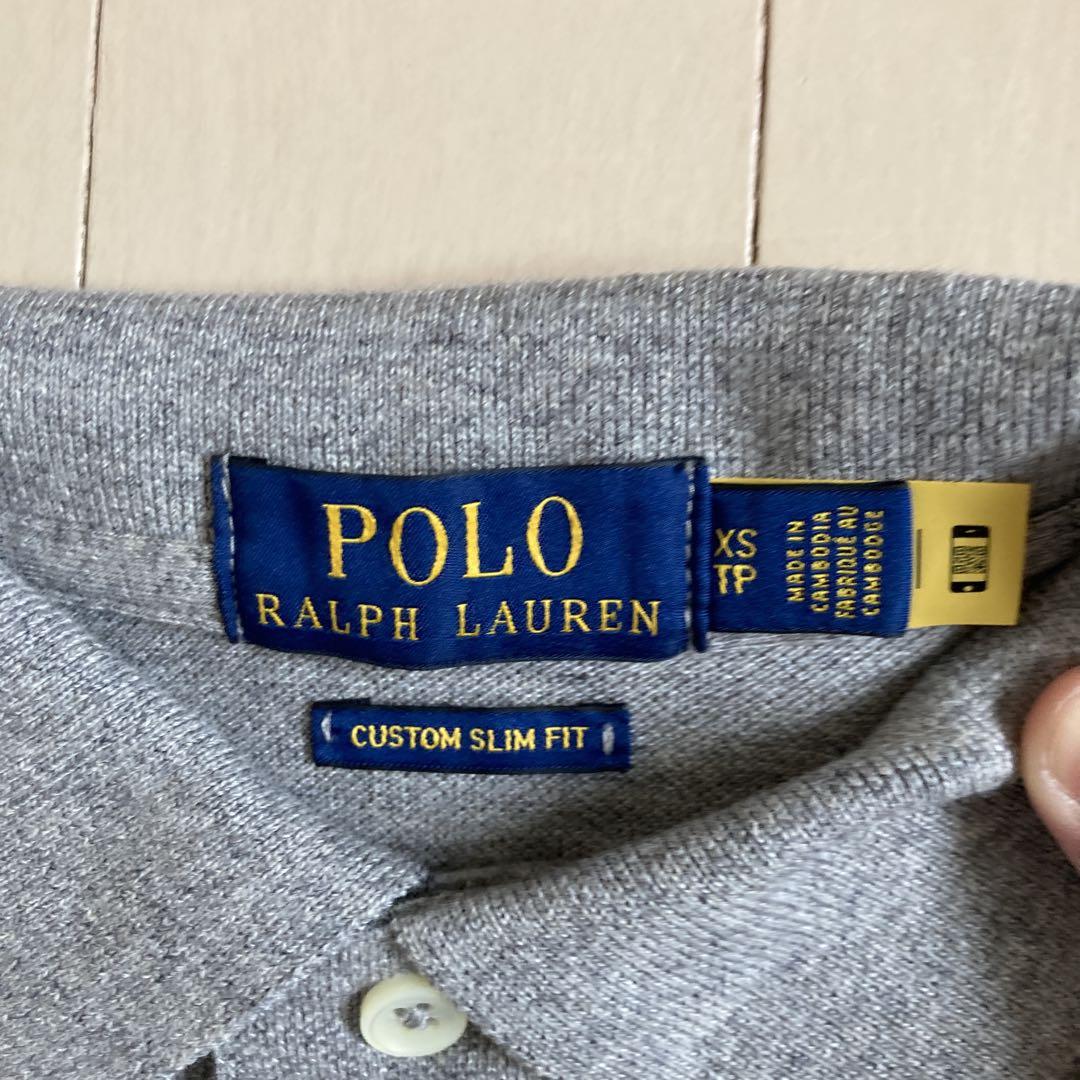Polo Ralph Lauren グレー ポロシャツ　メンズXS