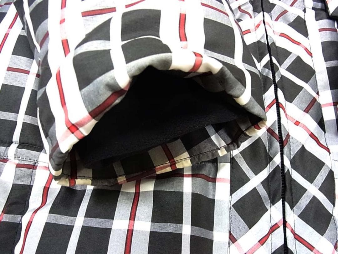 極美品 エディーバウアー プレミアム グース ダウンコート チェック 総柄 M 極美品 エディーバウアー プレミアム グース ダウンコート チェック 総柄 M