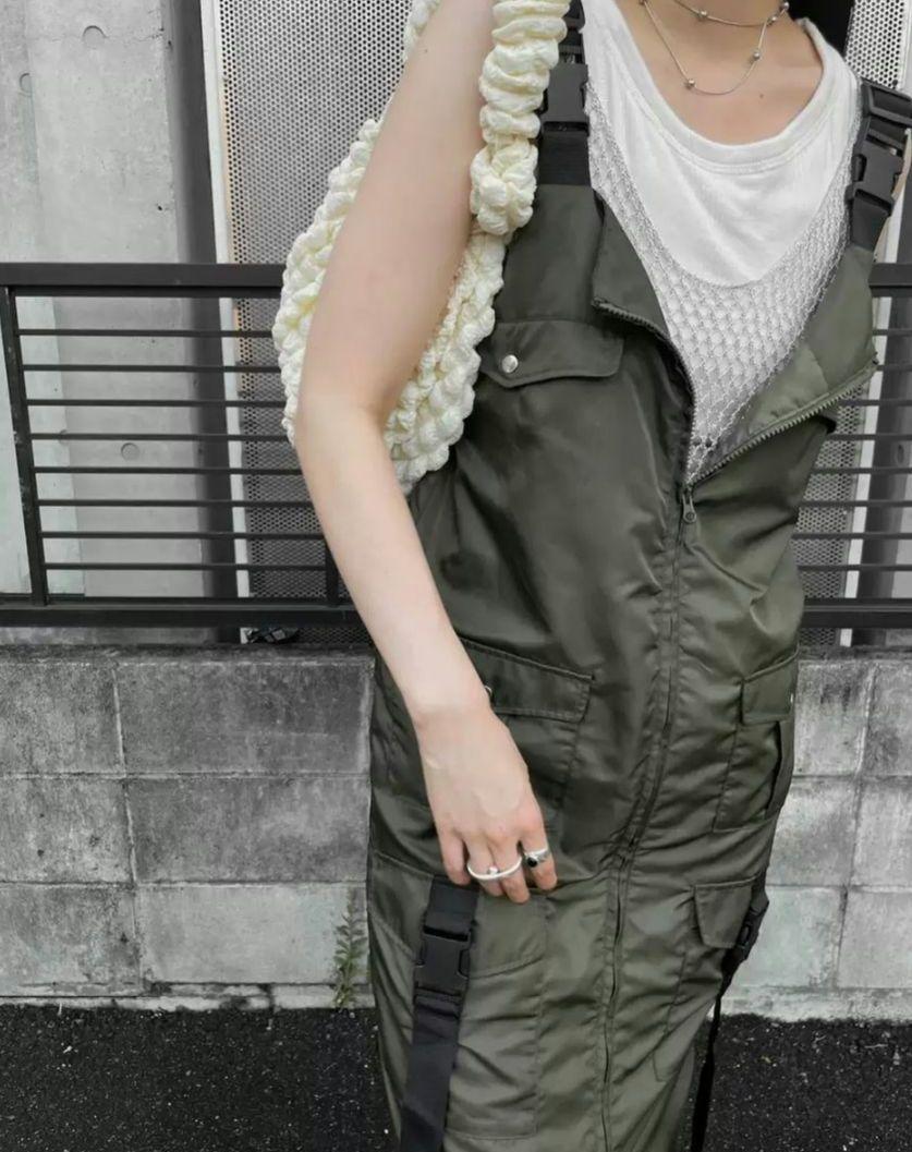 AMERI Vintage MILITARY WORK ILINE DRESS