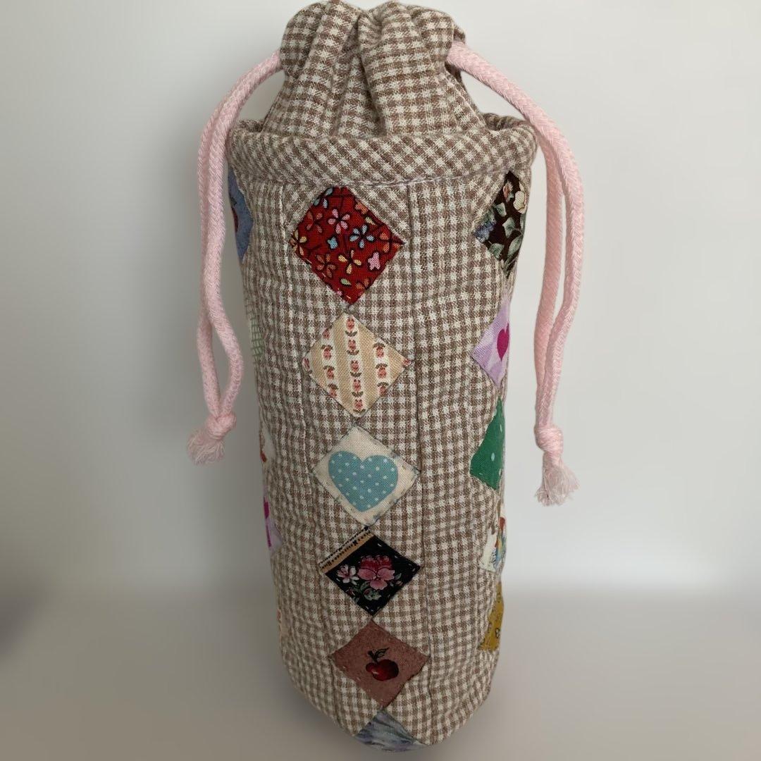 パッチワーク 水筒カバー ハンドメイドペットボトルホルダー