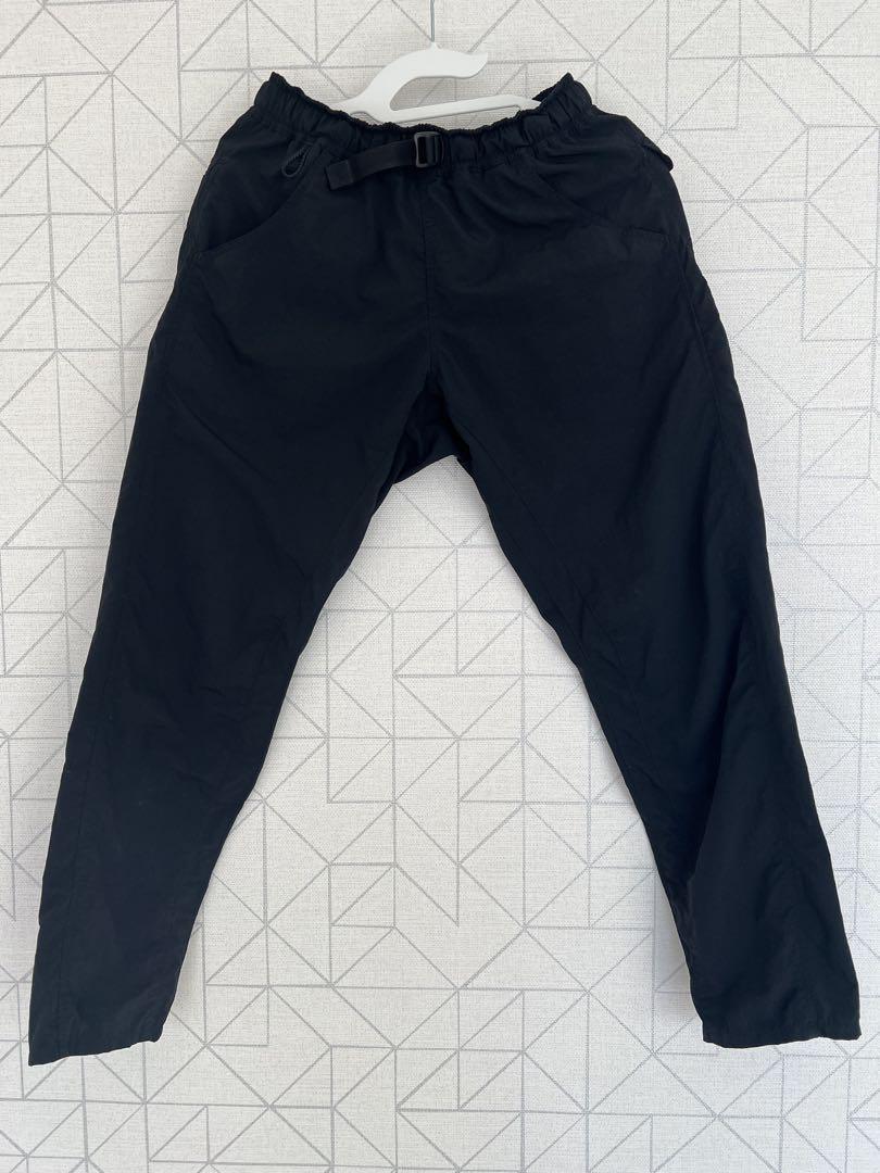 山と道 5-Pocket Pants Black メンズSサイズ