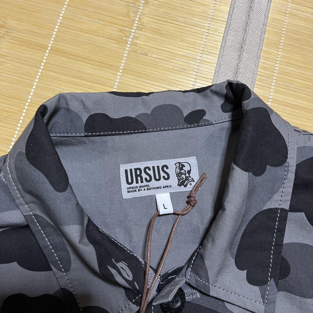 APE BAPE KAWS URSUS M-65 シャツ　ジャケット　CAMO
