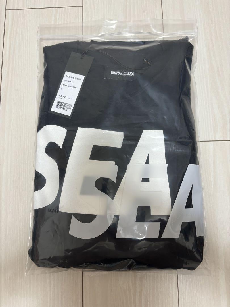 SEA L/S T-SHIRT / Black-White