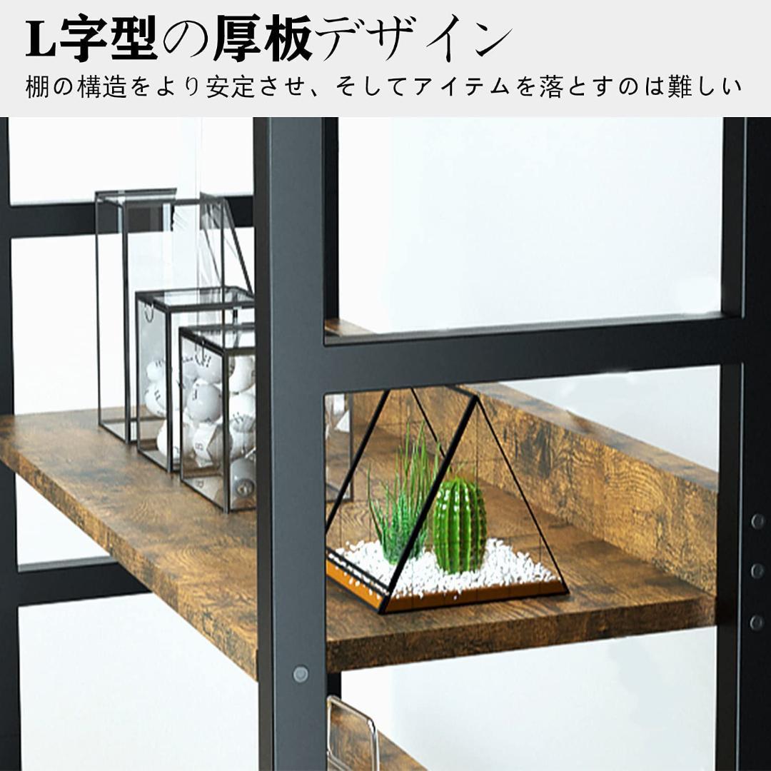 正規店通販 オープンシェルフ 幅60奥行30高さ135cm L-4段-茶色 JBUXl-m54508476948 ラック 4段 お買い得得価
