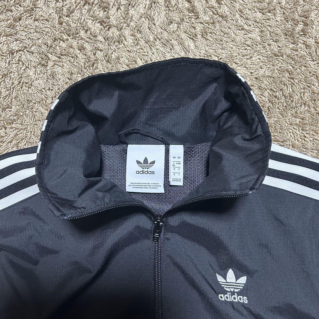 adidas オリジナルス ファイヤーバード ウーブン トラックトップ XS 黒