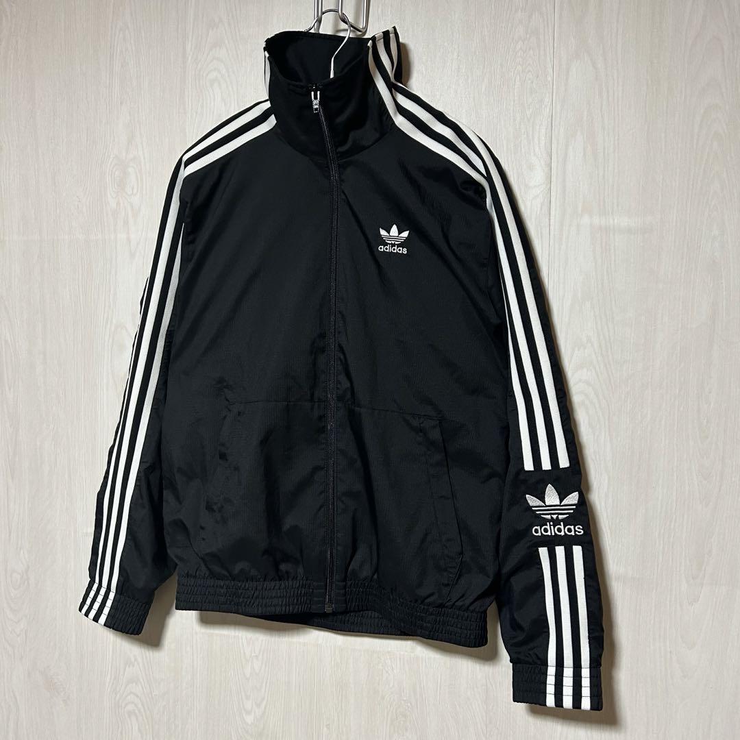 adidas オリジナルス ファイヤーバード ウーブン トラックトップ XS 黒