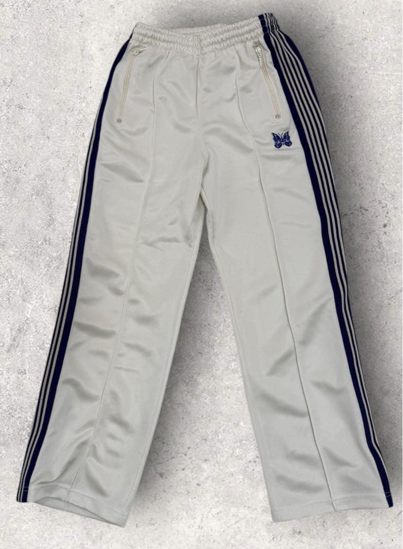 Needles ニードルズ Track Pant ホワイト×パープルXS SS Needles