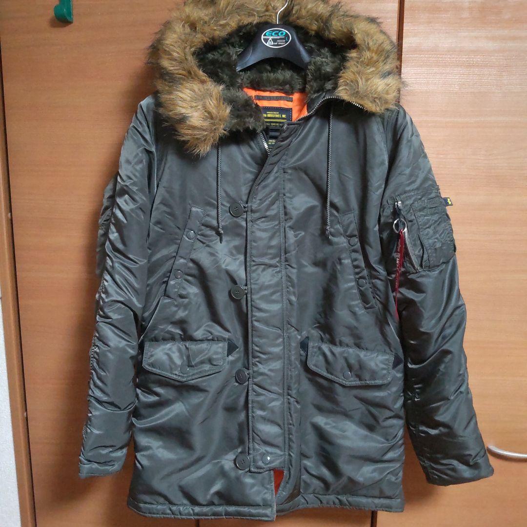 アルファインダストリーズ N-3B フライトジャケット XL グリーンXL LL ALPHA INDUSTRIES