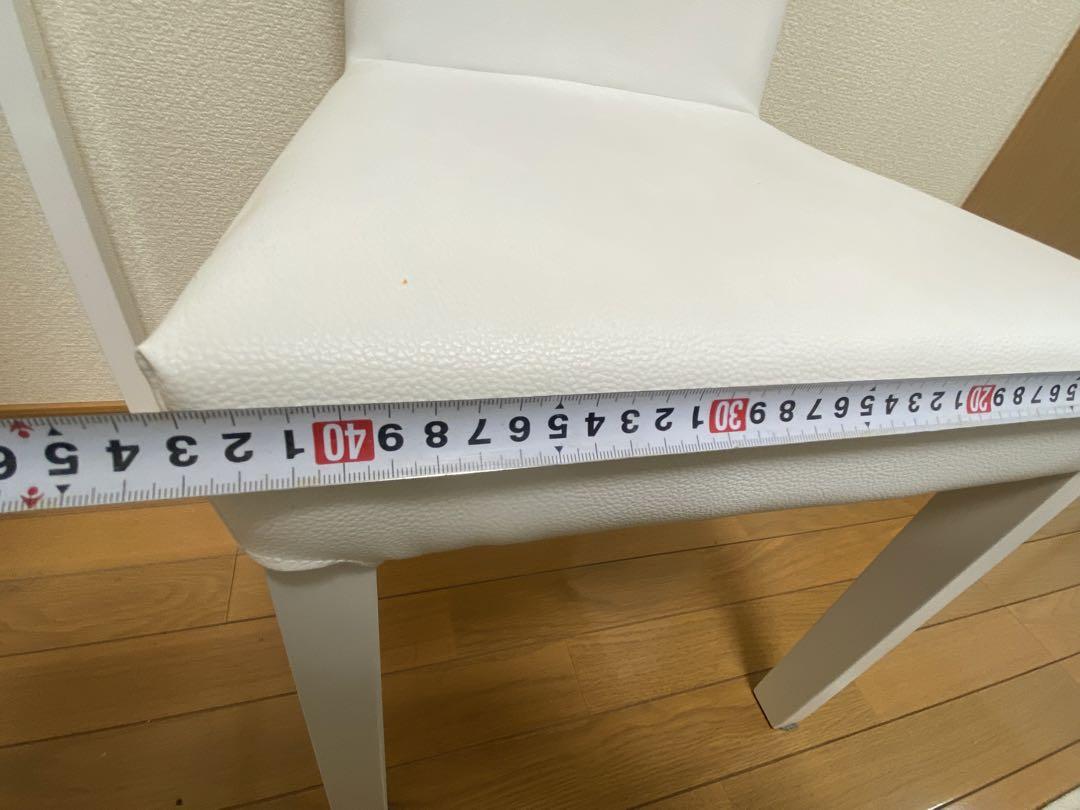 ガラス製正方形ダイニングテーブル 75cm