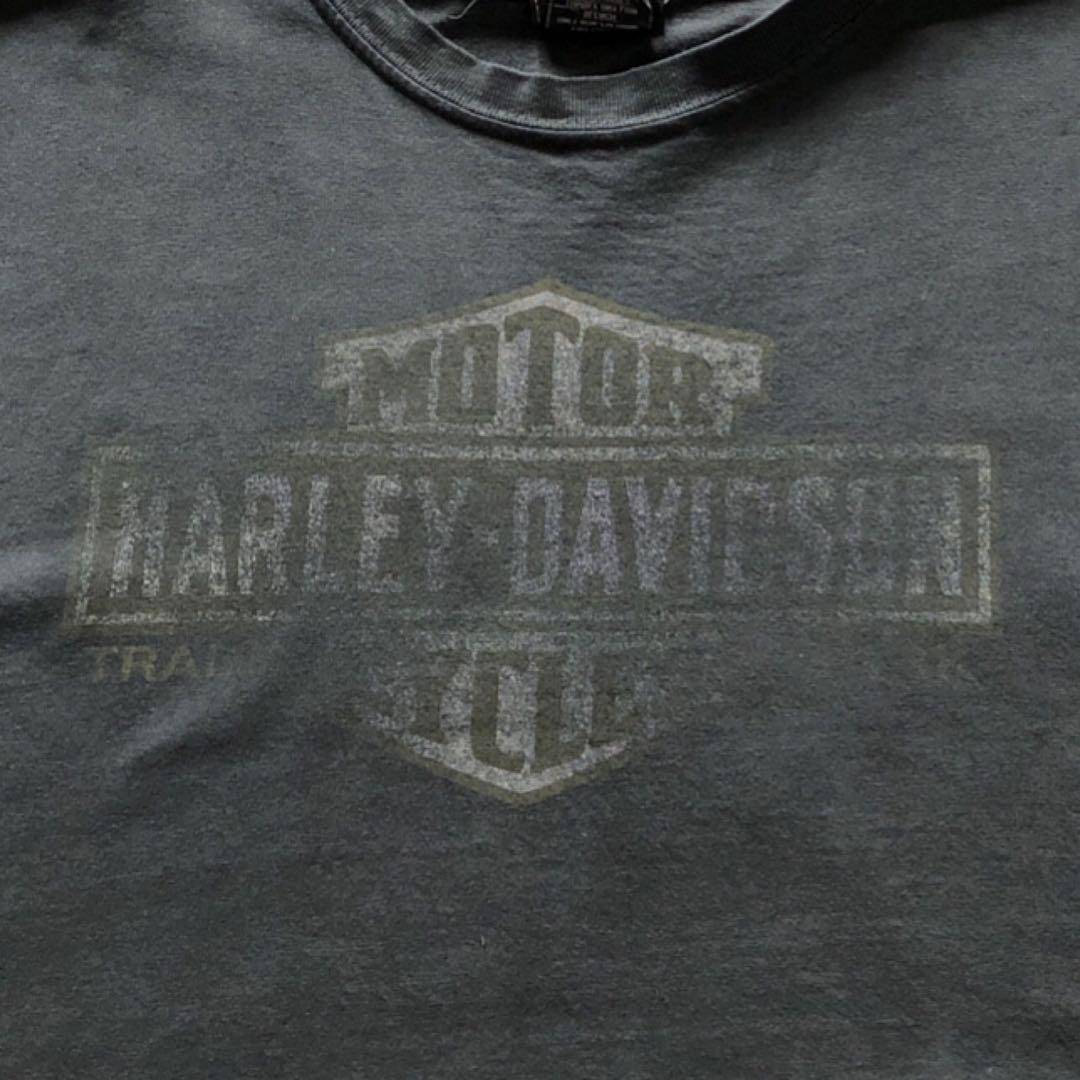 XLサイズ】ハーレーダビッドソン 両面プリント イーグル デカロゴ T