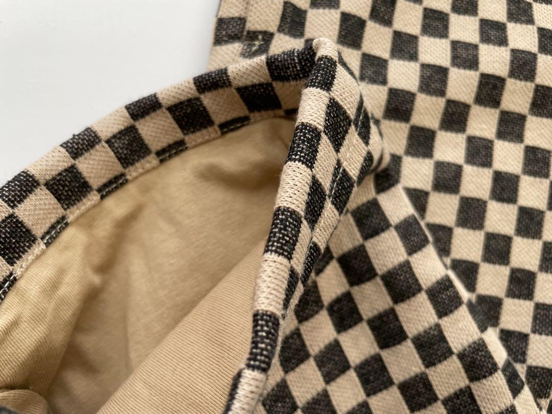 ボトムス bel&bow Checkerboard Overall 1y