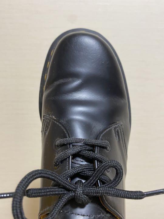 美品Dr. Martens 3ホール1461 BLACK smooth