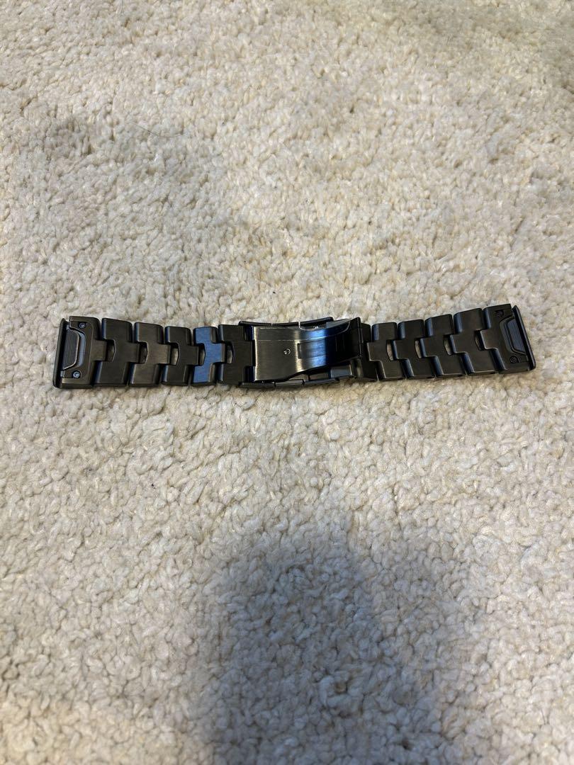 純正 GARMIN Quickfit 26mm チタンベルト　メタル