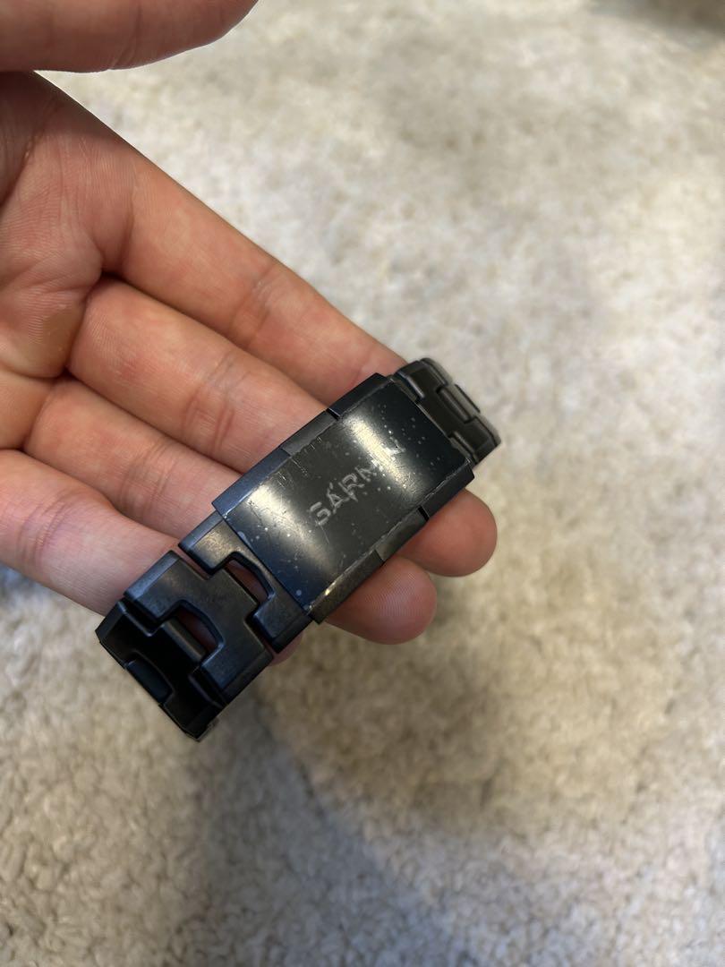 純正 GARMIN Quickfit 26mm チタンベルト　メタル