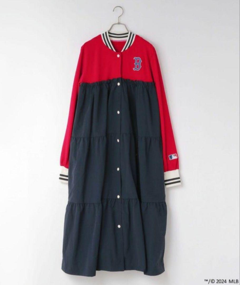 LOWRYS FARM MLB/スタジャンコンビワンピース REDSOX