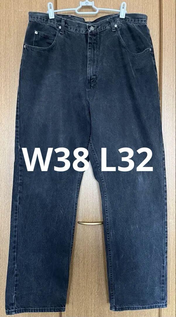 Wrangler ブラックデニム W38×32