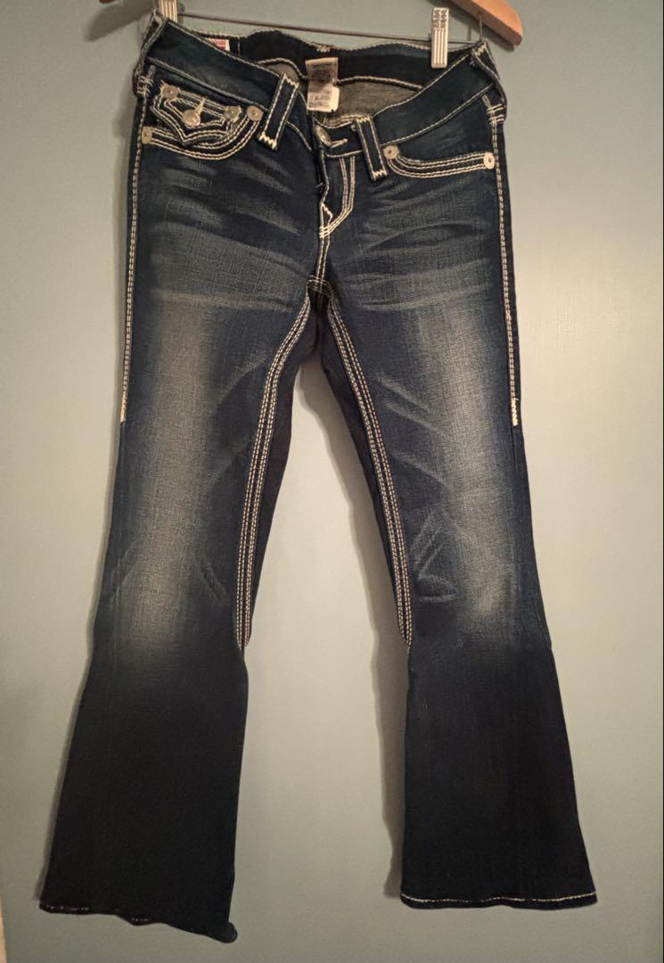 希少レア品】true religion joey レディースフレアデニム 27