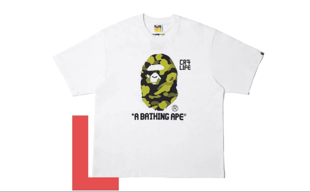 BAPE X CR7 LIFE CAMO RELAXED FIT TEE