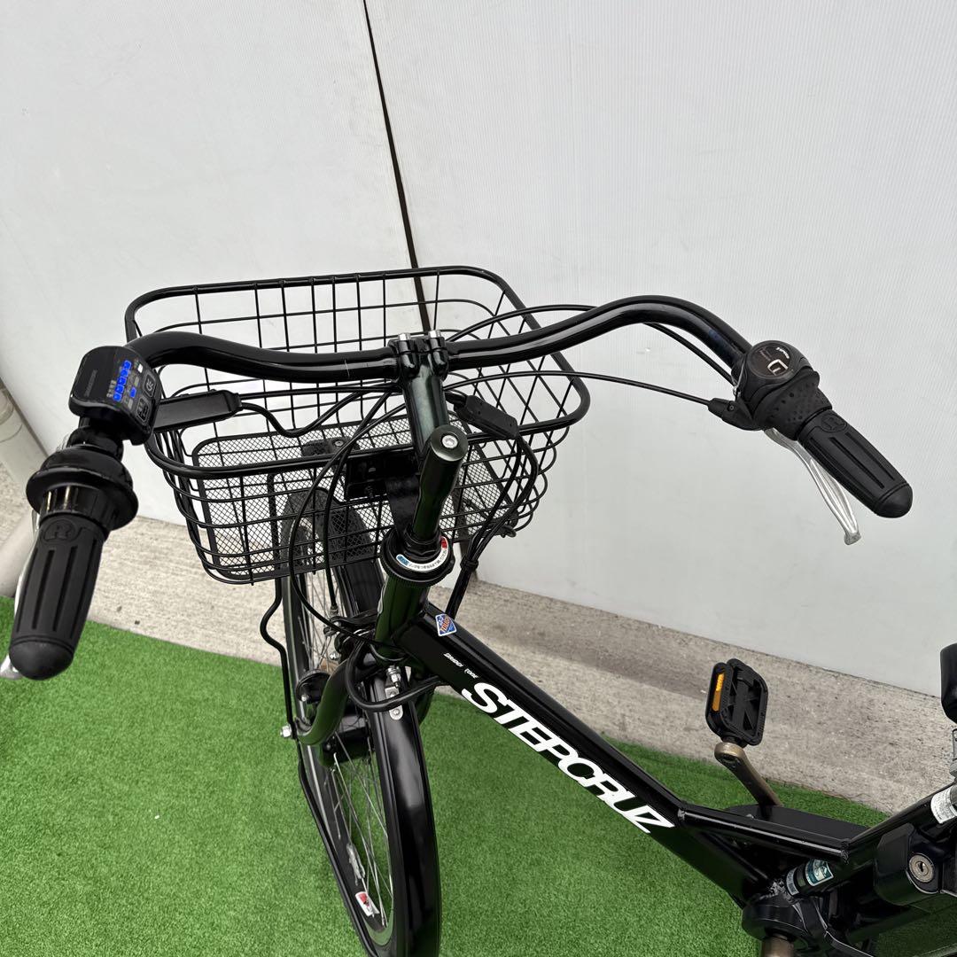 ブリヂストンSTEPCRUZアルベルト新型電動アシスト自転車26インチ ブラック