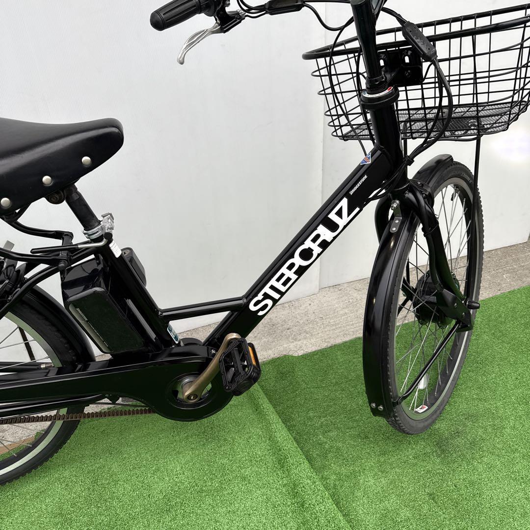 ブリヂストンSTEPCRUZアルベルト新型電動アシスト自転車26インチ ブラック