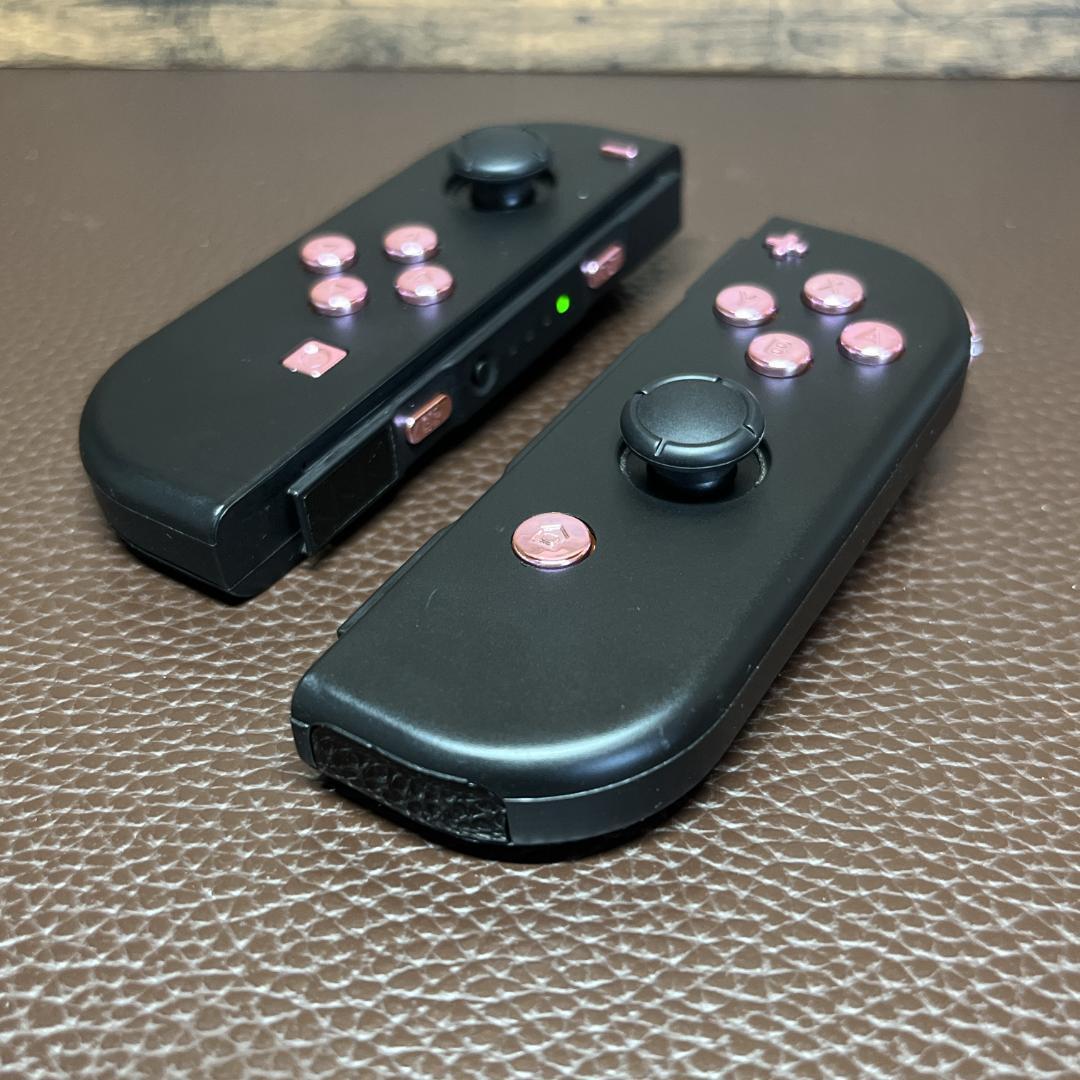 美品】カスタムJoy-con BLACK×PINKメタリック by メルカリ 美品】カスタムJoy-con BLACK×PINKメタリック by メルカリ