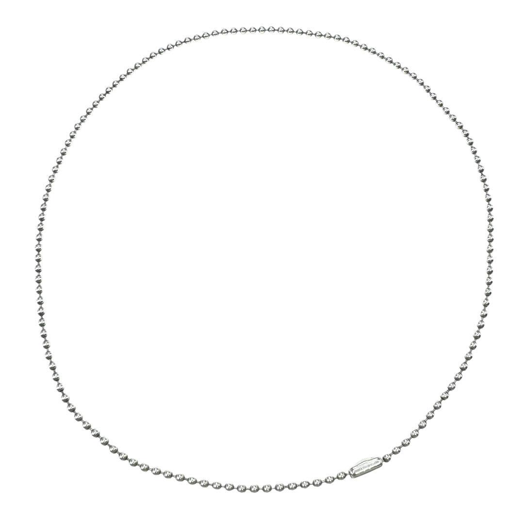 美品 正規品 CHROME HEARTS シルバー ボールチェーン 18インチ