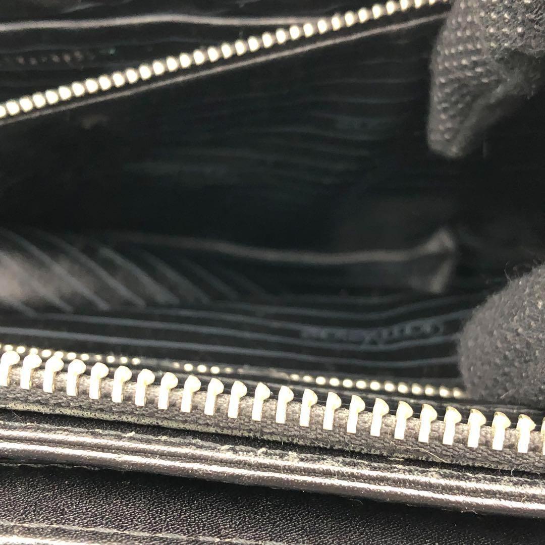 ジャンニ ヴェルサーチ GIANNI VERSACE ビジネスバッグ レザー 黒