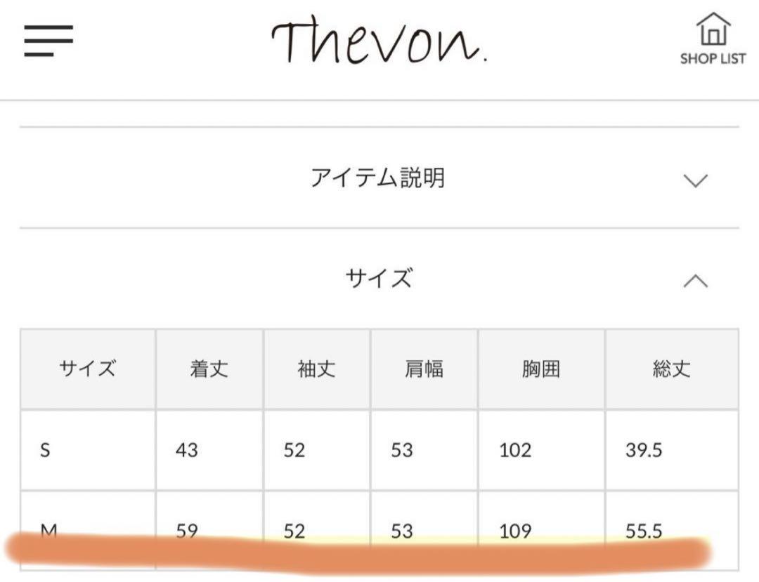 Thevon・袖ロゴ刺繍3WAYワンショルスウェット M