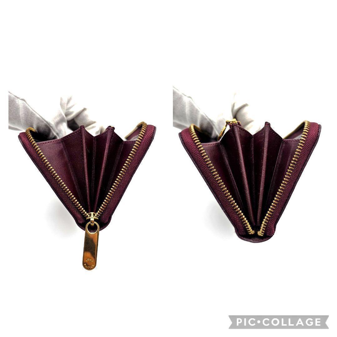 ルイヴィトン　ジッピーウォレット　ヴェルニ　長財布　パープル　E271