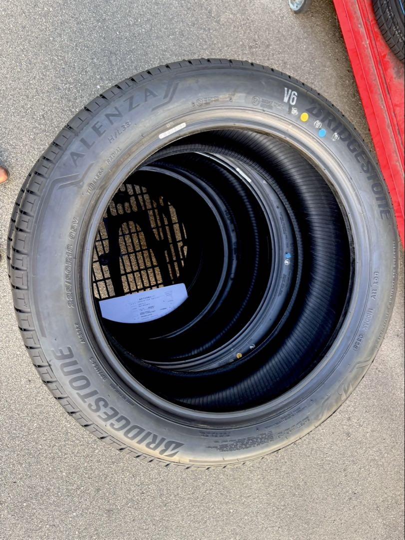 ブリヂストンALENZA 225/50R18 VEZEL用 4本セット