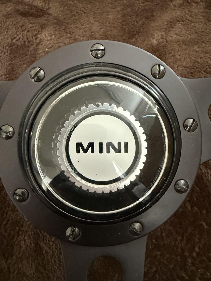 MINI モトリタ ステアリング ブラック ボス付き モチーフ付き【中古】