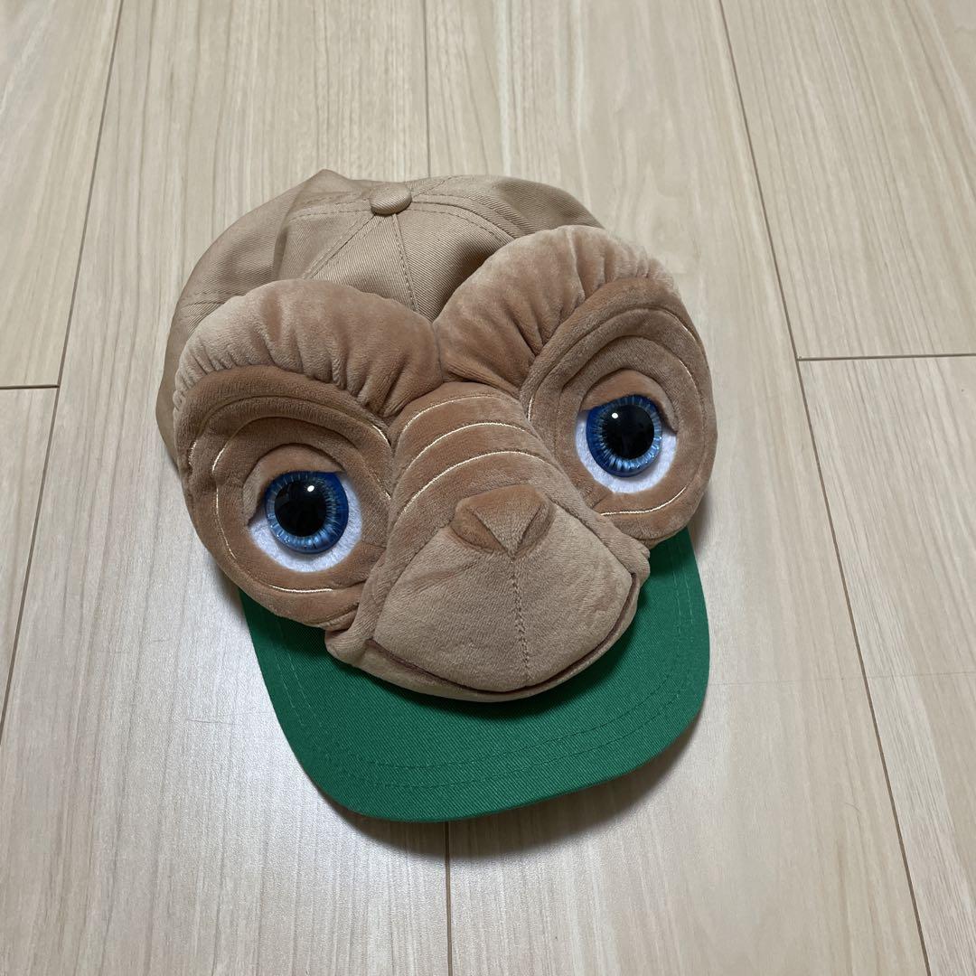 E.T.キャップ ベージュ・緑