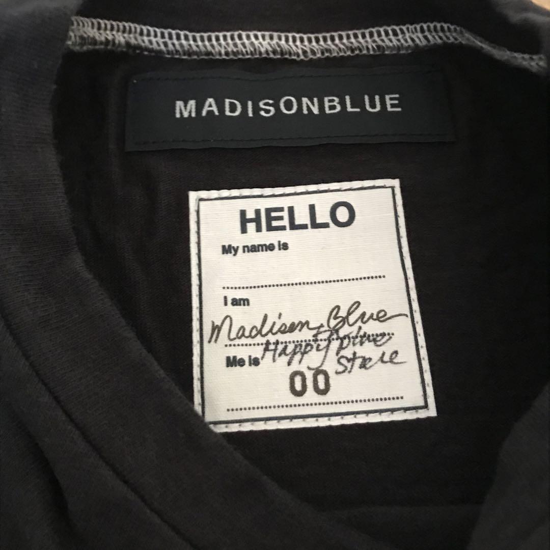 マディソンブルー　【HPS別注】HELLO CREW NECK TEE ネイビー