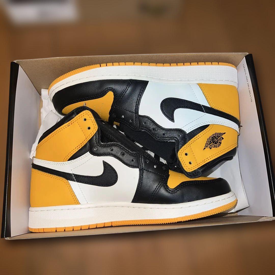NikeAJ1エアジョーダン 1ハイOg GS TAXI タクシー24.0 NikeAJ1エアジョーダン 1ハイOg GS TAXI タクシー24.0 - メルカリ