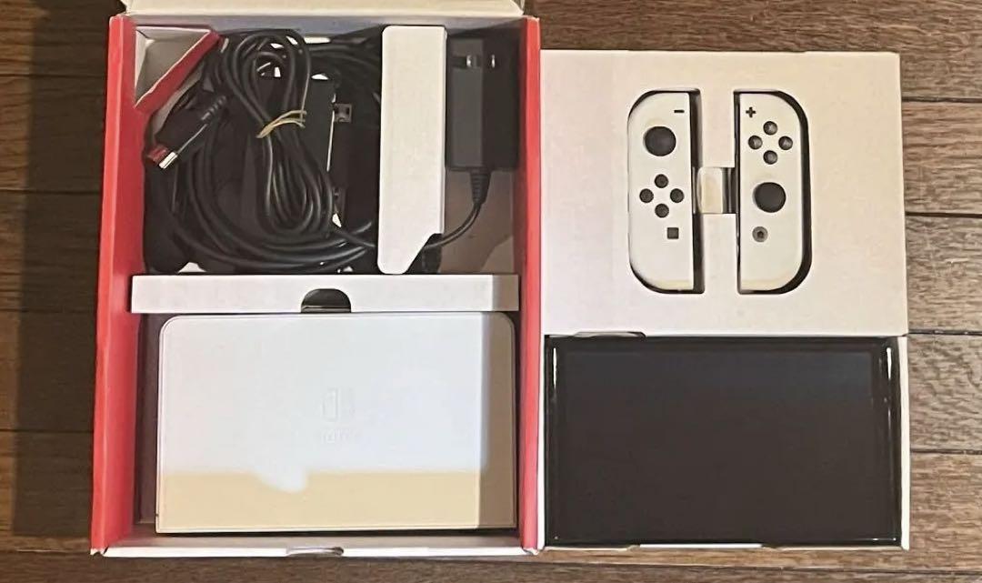 Nintendo switch ニンテンドースイッチ有機EL JCホワイト 画像1