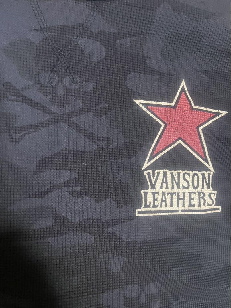 VANSON LEATHERS カモフラージュ柄 ロングスリーブシャツ
